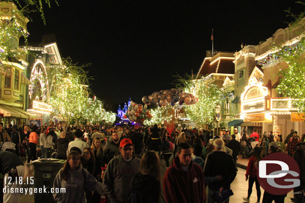 Main Street returning to normal