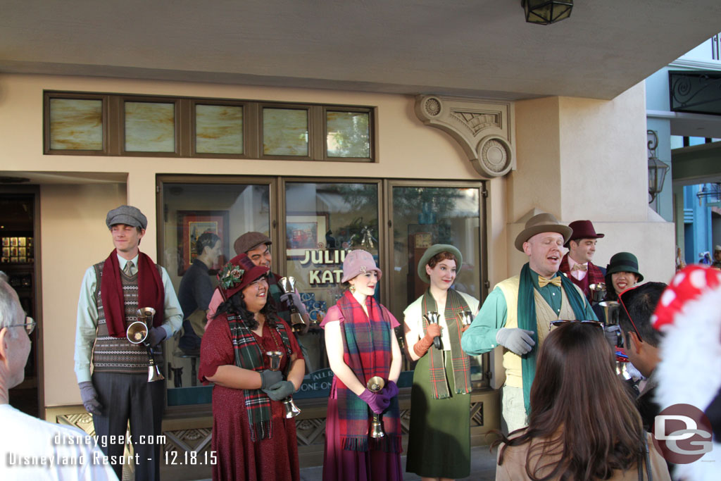 Caught the Happy New Year to close out the Community Bell Ringers set..  did not even hear the Merry Christmas...