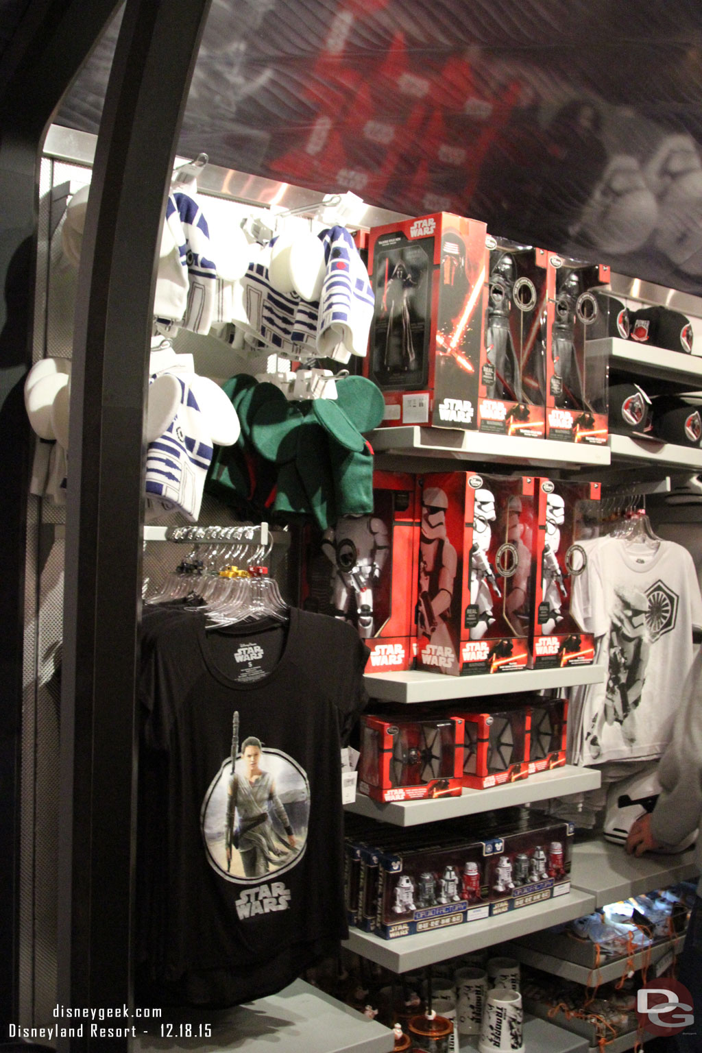 A look around the the Tomorrow Landing Store which features Star Wars now.