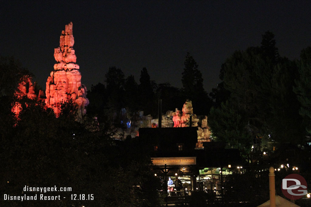 Noticed Big Thunder was down as we were departing