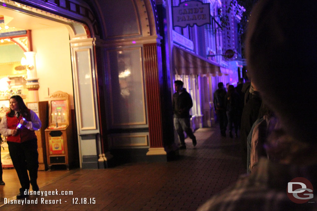 The overflow corridors were in use so the walkways were not bad.