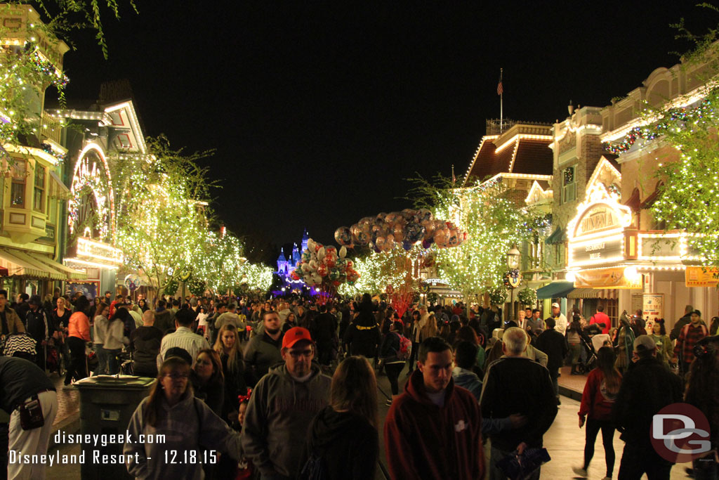 Main Street returning to normal