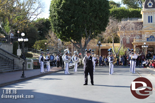 The Disneyland Band was performing in Town Square when I arrived.