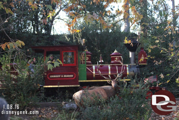 The Ernest S. Marsh chugging along the banks of the River.