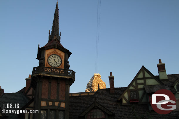 Passing through Fantasyland.