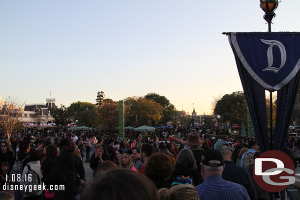 Main Street was busy as always.