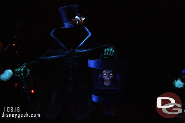 A not very good picture of the Hatbox Ghost... 