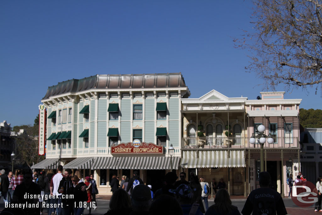 Same for most of the buildings on Main Street USA