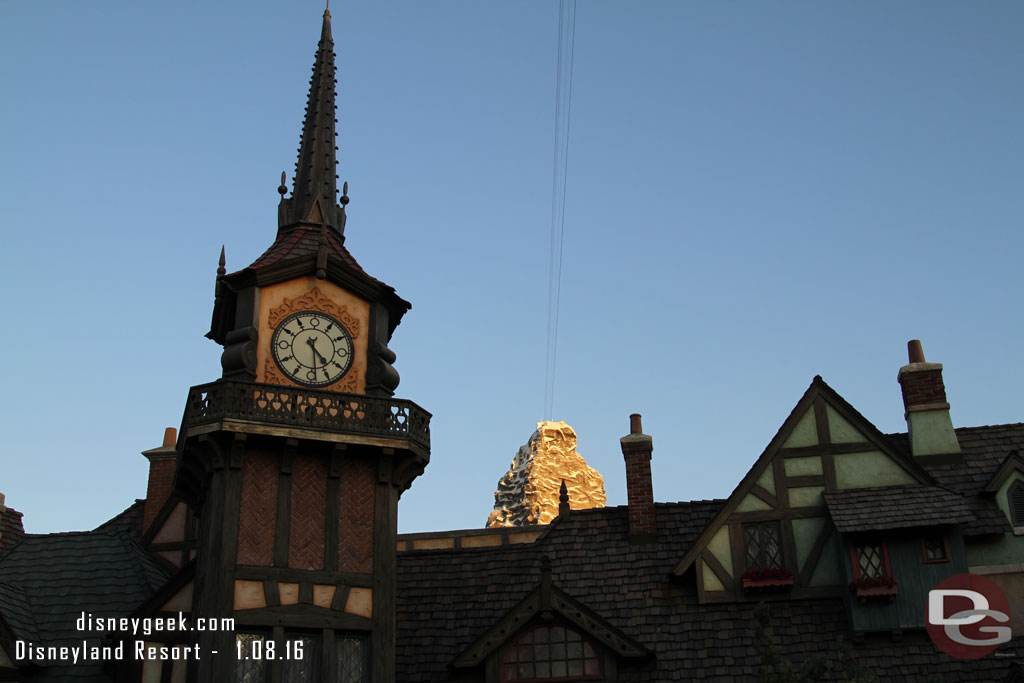 Passing through Fantasyland.