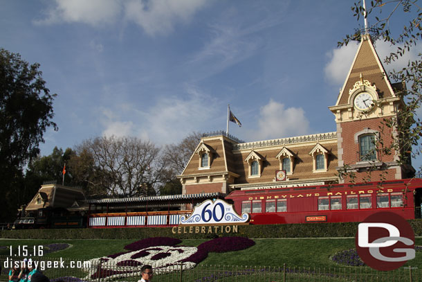 With the railroad closed for the next year+ they have trains pulled into Main Street and New Orleans Stations.  The EP Ripley with the Lilly Belle were on Main Street.