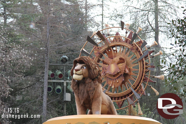 Soundsational was passing by as I walked back through Fantasyland.