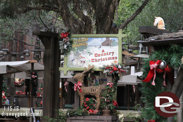 Surprised they did not pack up the Christmas decorations since they did the rest of the park.  Seems they could re-use them elsewhere in future years.