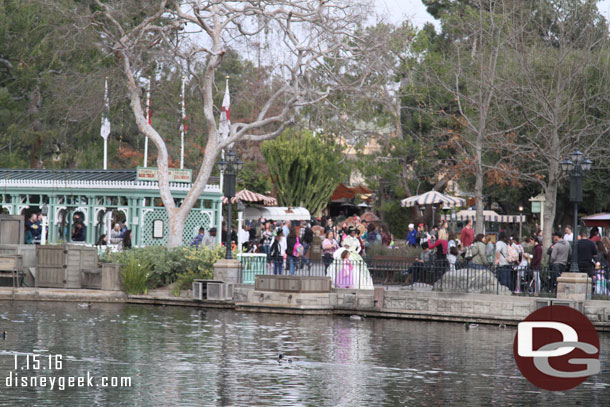 Princess Tiana was out along the river.