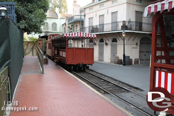 They had another car and caboose detached and parked further down the line.