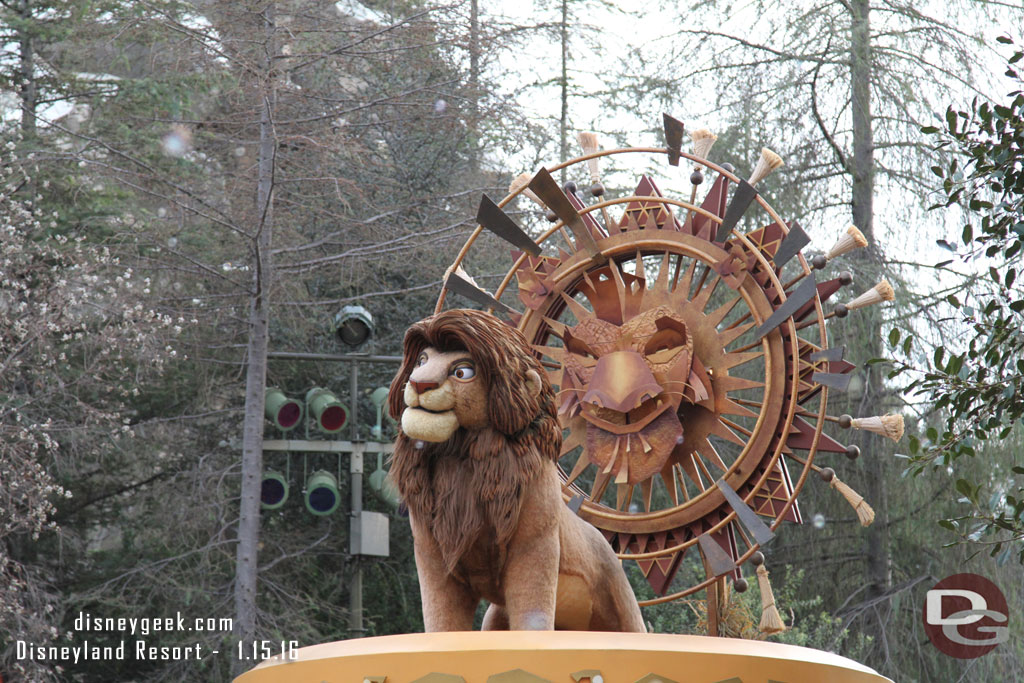 Soundsational was passing by as I walked back through Fantasyland.