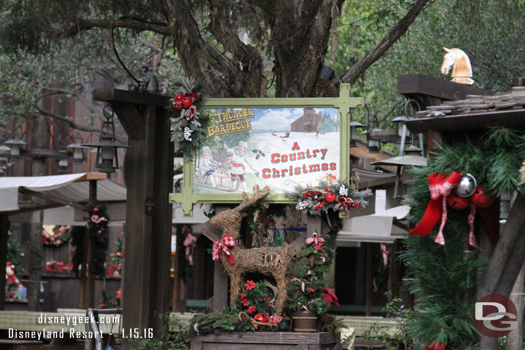 Surprised they did not pack up the Christmas decorations since they did the rest of the park.  Seems they could re-use them elsewhere in future years.