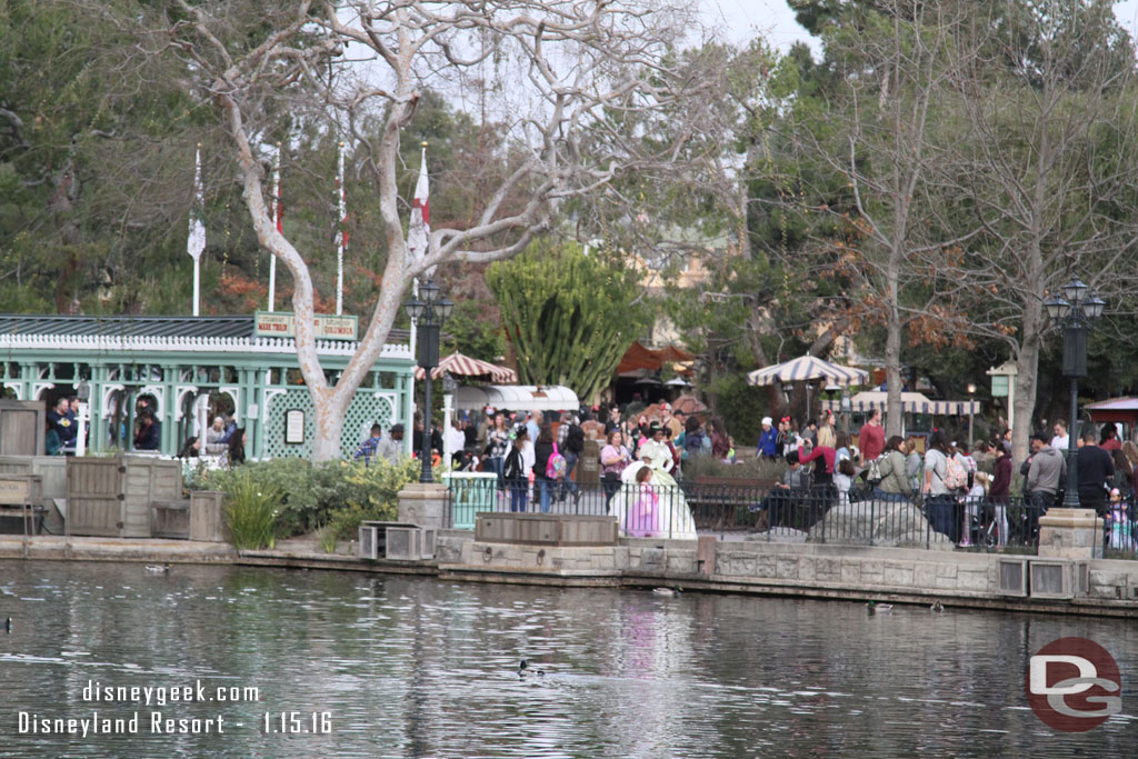 Princess Tiana was out along the river.