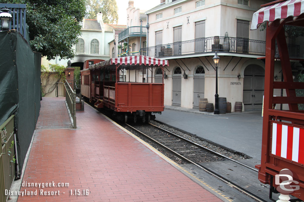 They had another car and caboose detached and parked further down the line.