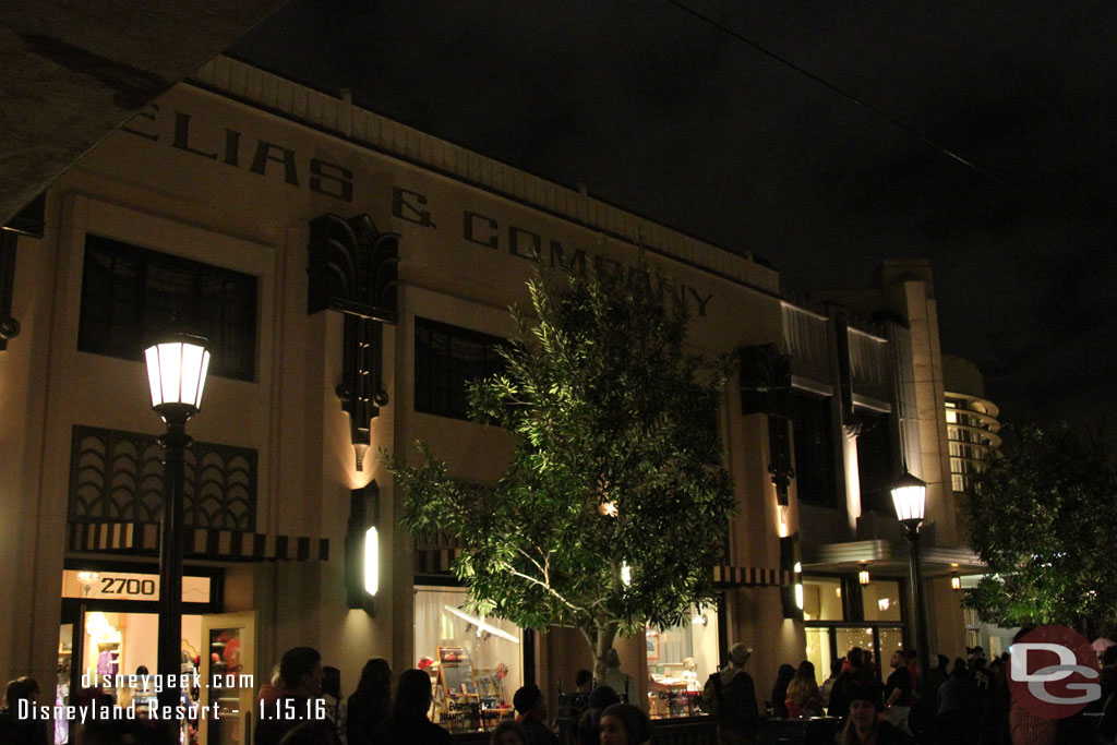 Over to Disney California Adventure now.  Christmas is gone from Buena Vista Street this week.