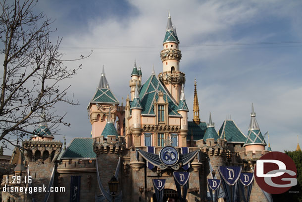 Sleeping Beauty Castle this afternoon. 