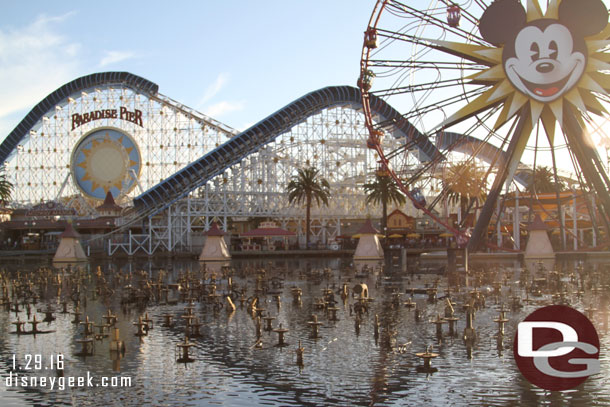 Continuing my tour of closed attractions.  World of Color is currently dark.