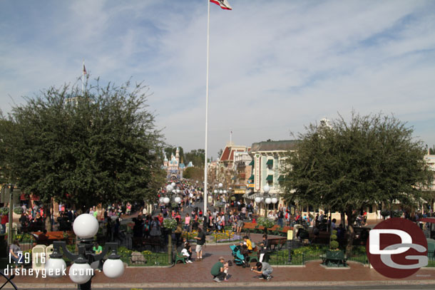 Town Square this afternoon.