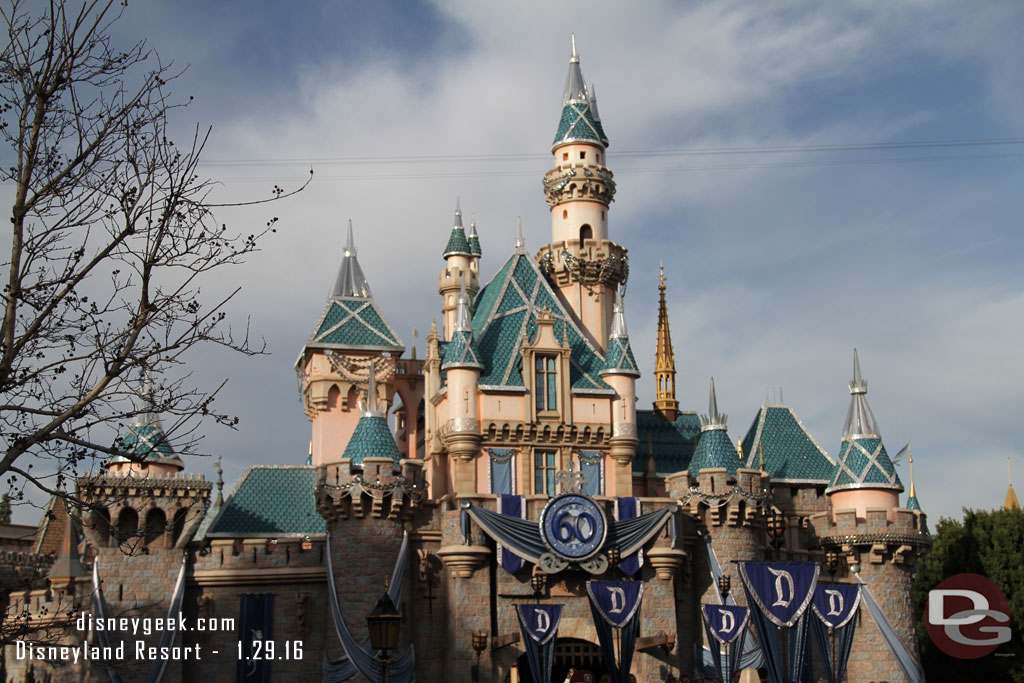 Sleeping Beauty Castle this afternoon. 