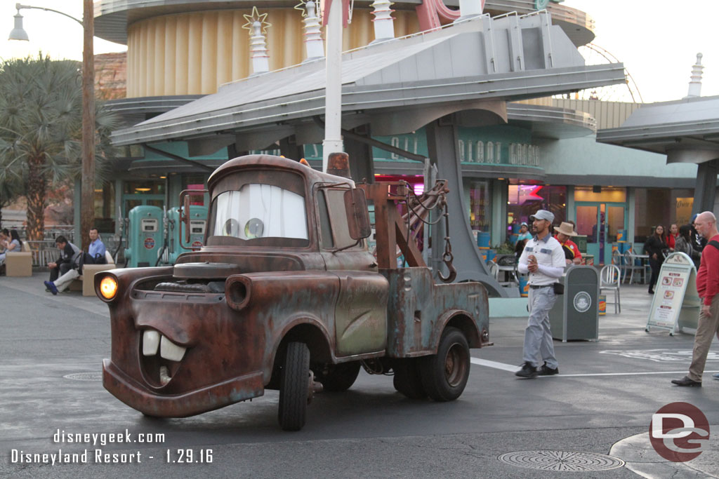 Mater turning onto Cross Street from Route 66.