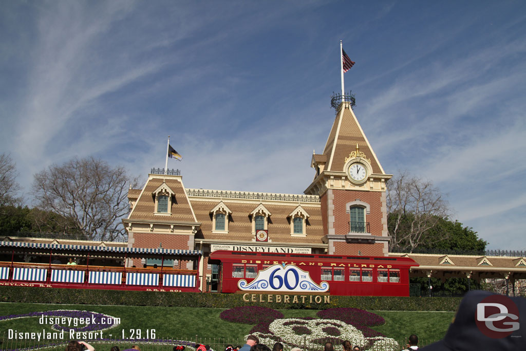 First stop today, Disneyland.