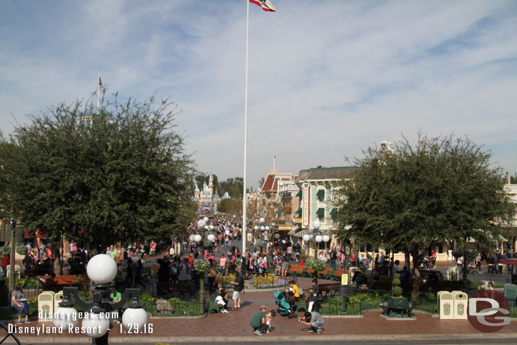 Town Square this afternoon.