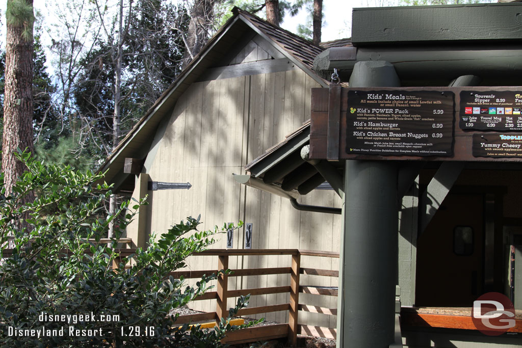 Barn doors have been installed on the tunnel by the Hungry Bear.