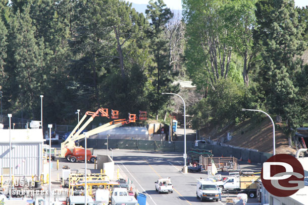 Panning toward the park no real visible progress from this angle.