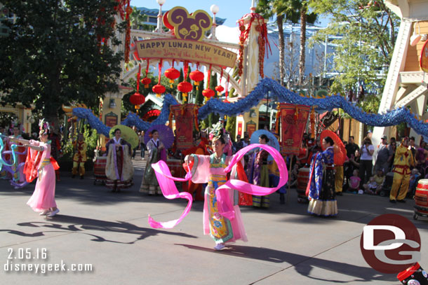 A ribbon dance.