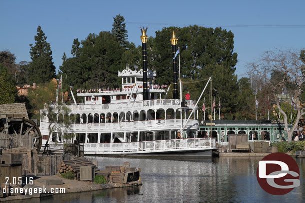 The Rivers of America look about the same.