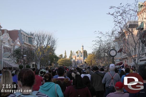 Oops arrived on Main Street as Soundsational was just reaching the end of the street so I was stuck in the wake.