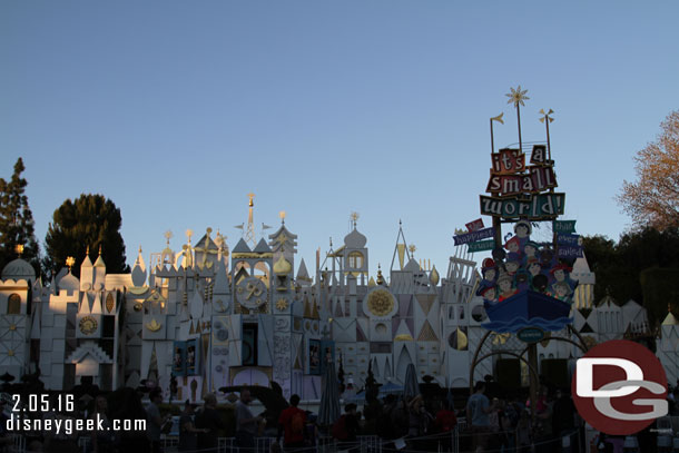 Small World has returned to operation with its regular show.