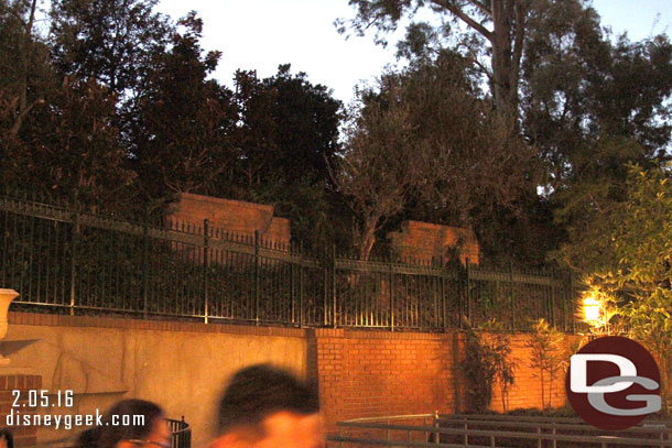 Noticed fences have been installed on top of the block wall in the queue for the Haunted Mansion.