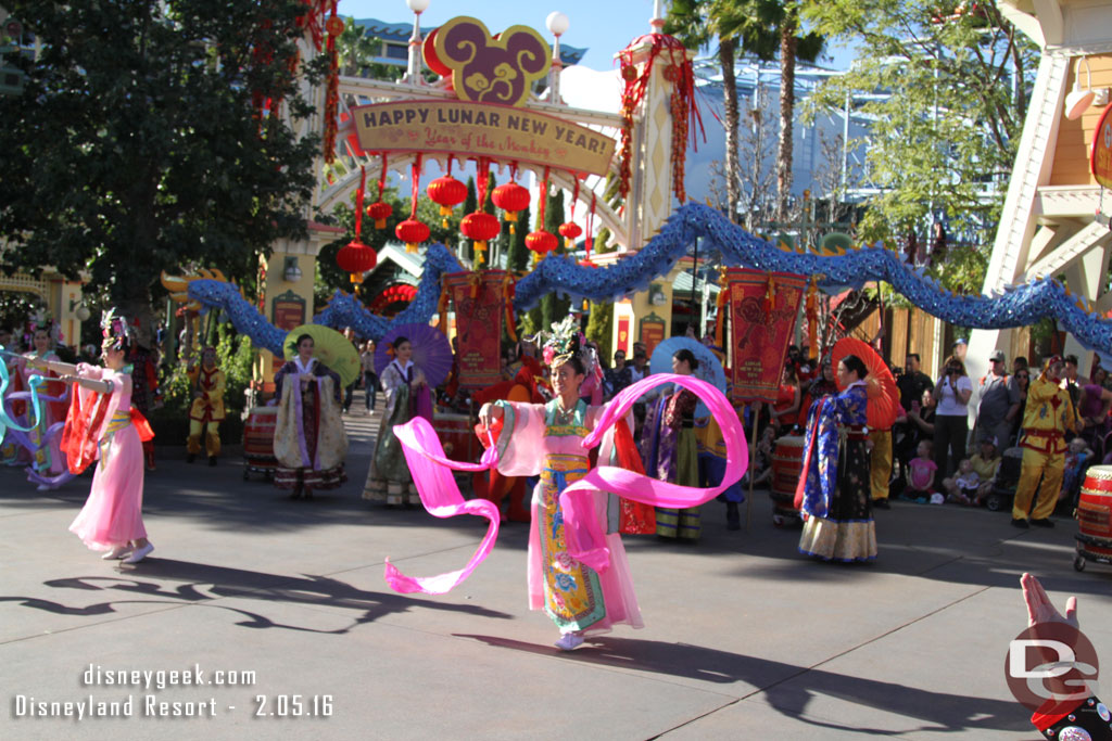 A ribbon dance.