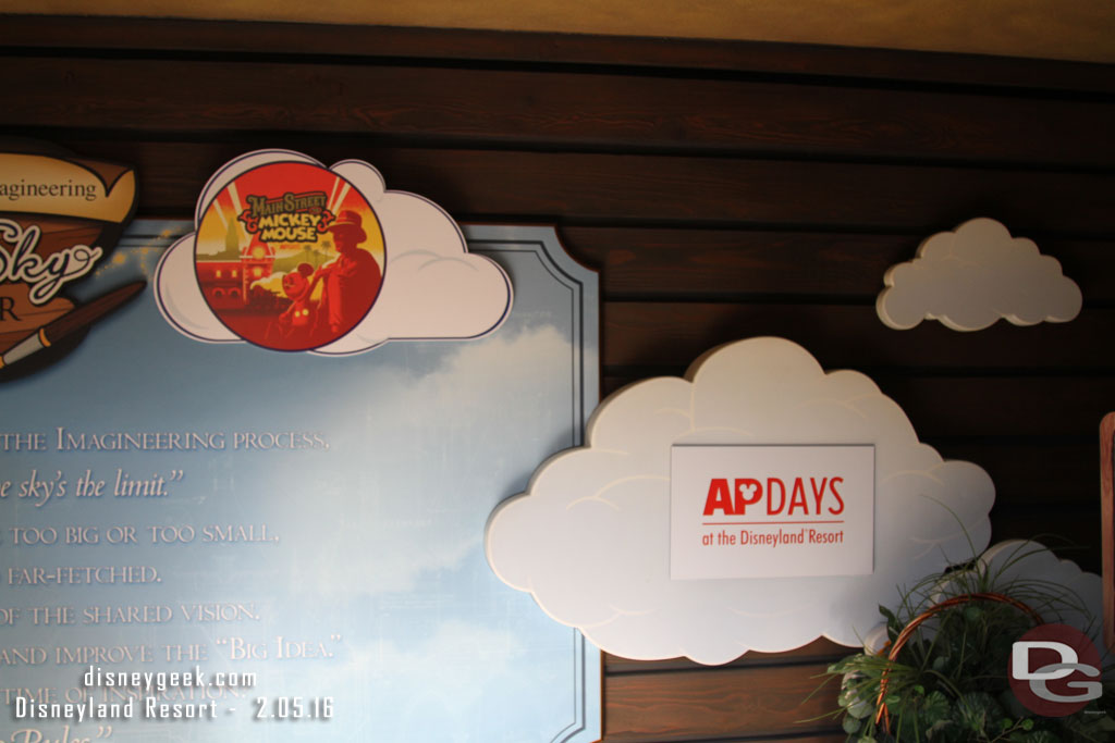 Some APDays signage as you enter.