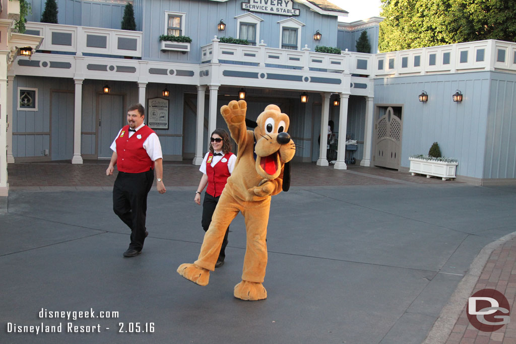 Pluto in Town Square.