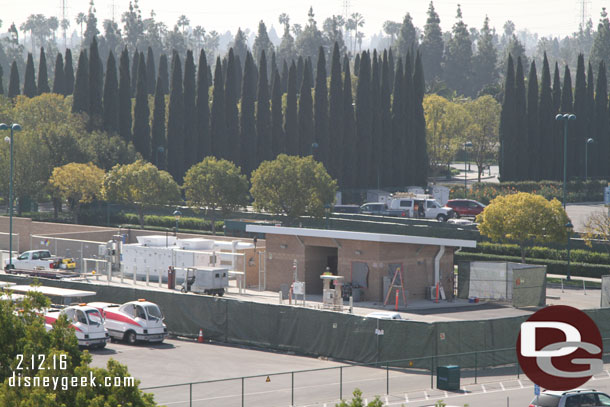 The service area in the Pinocchio lot.