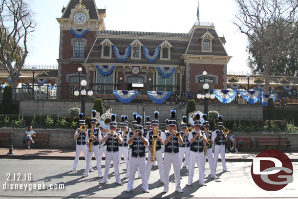 The Disneyland Band was performing so I stopped for a couple songs.