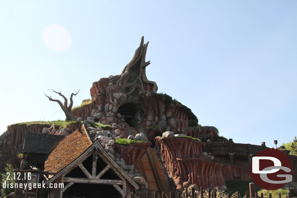 Splash Mountain is closed for annual renovation work.