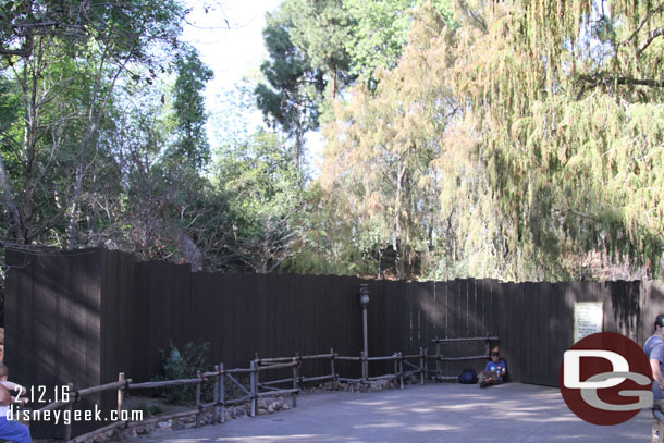 Moving around to the area just past the Big Thunder Exit.