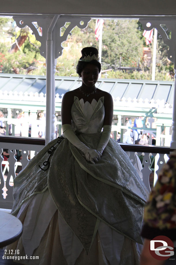 Princess Tiana was on hand too.