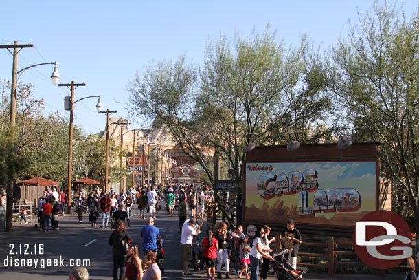 A look into Cars Land