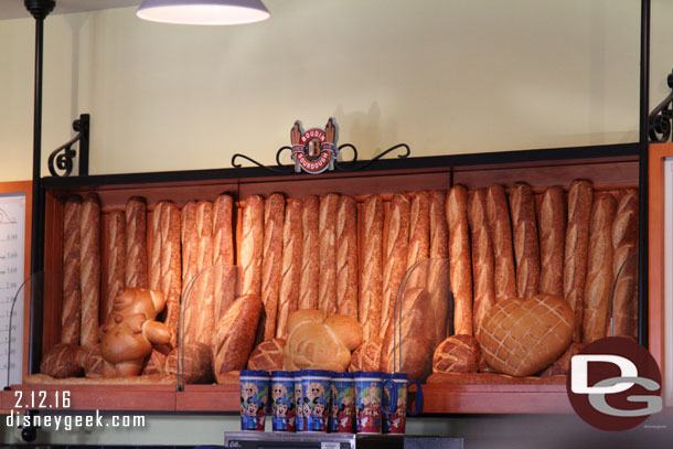 Some Valentine inspired bread options in the Pacific Wharf Cafe