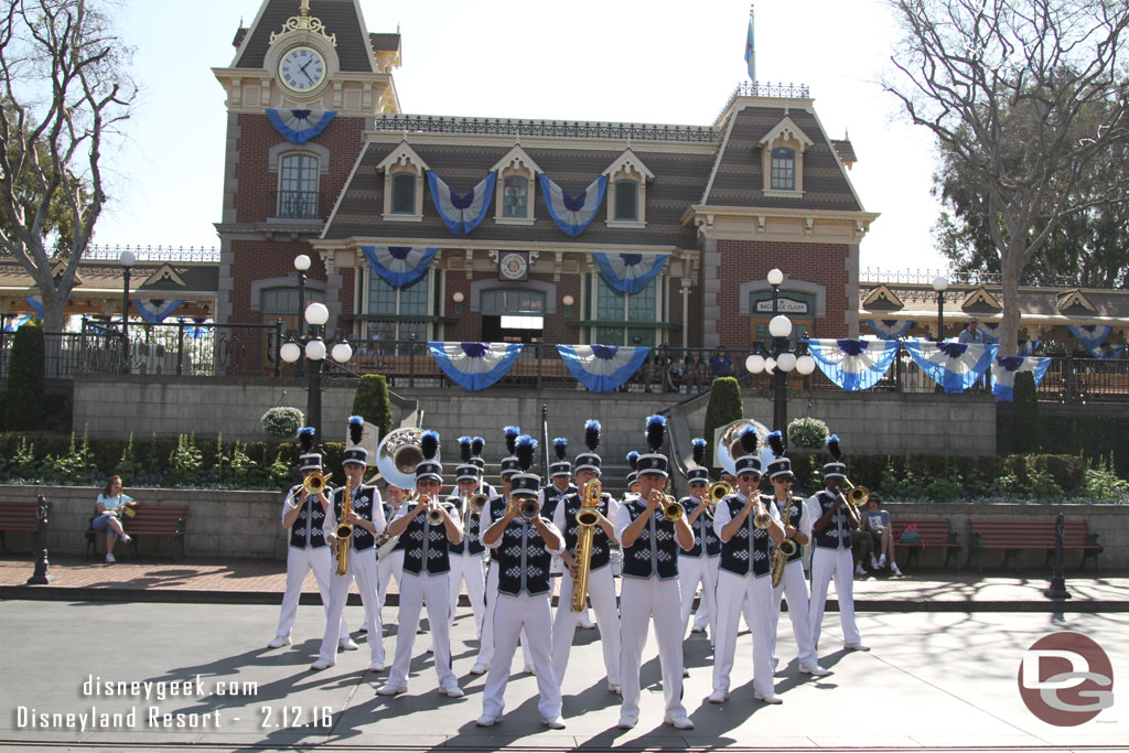 The Disneyland Band was performing so I stopped for a couple songs.