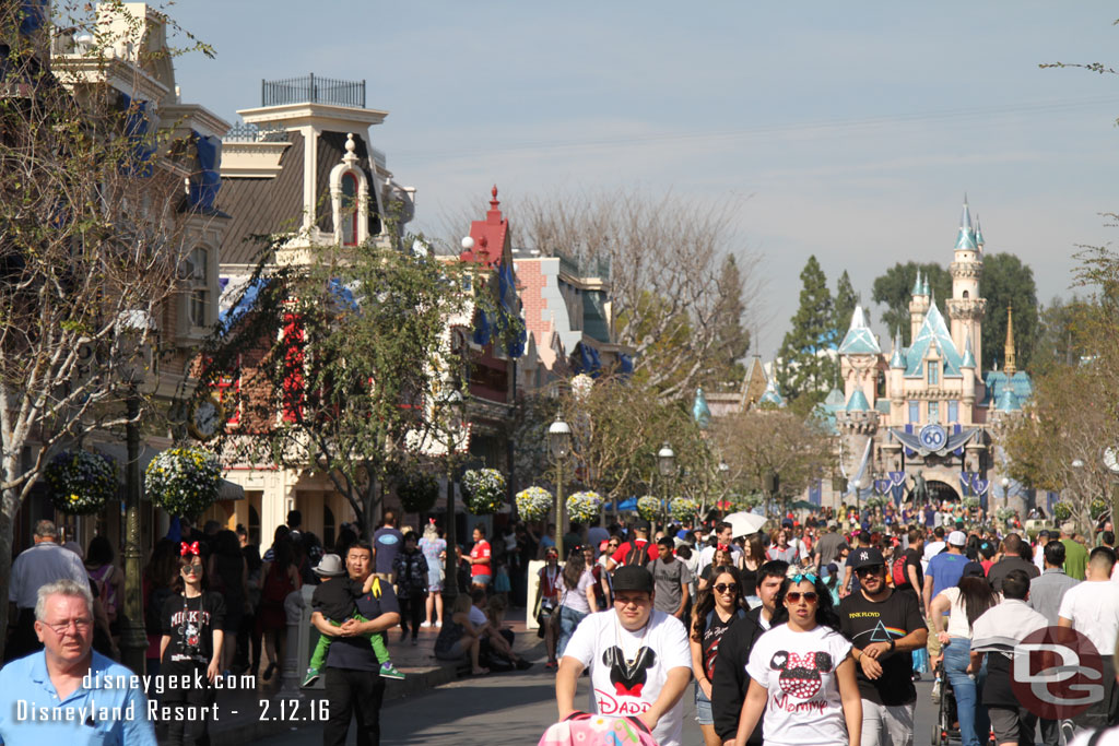 Main Street USA around 1:30pm