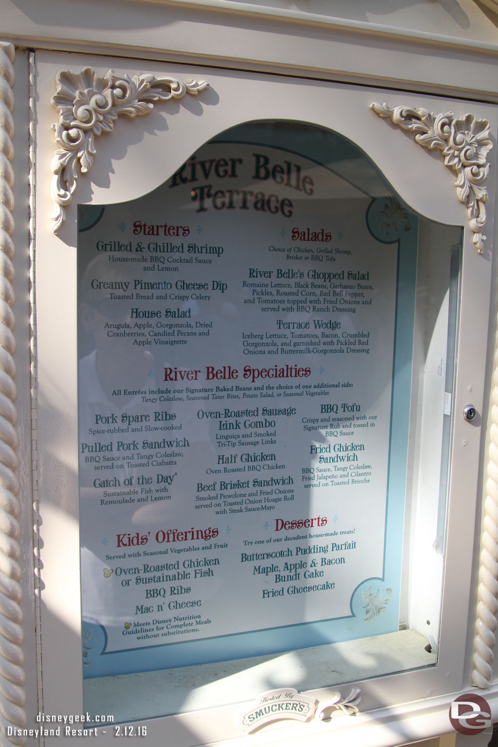 The River Belle Terrace is now Table Service.